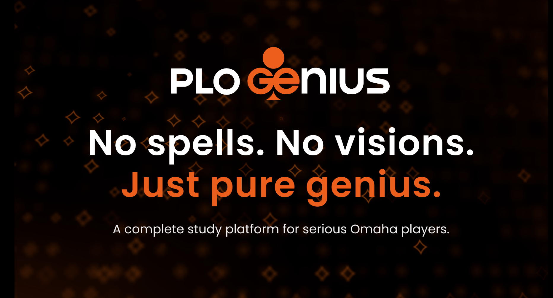 PLO Genius complete study platform for serious Omaha players