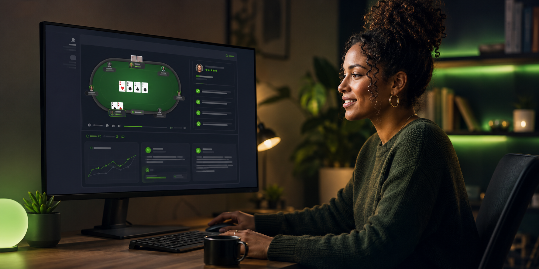 PokerSnowie AI poker coaching interface